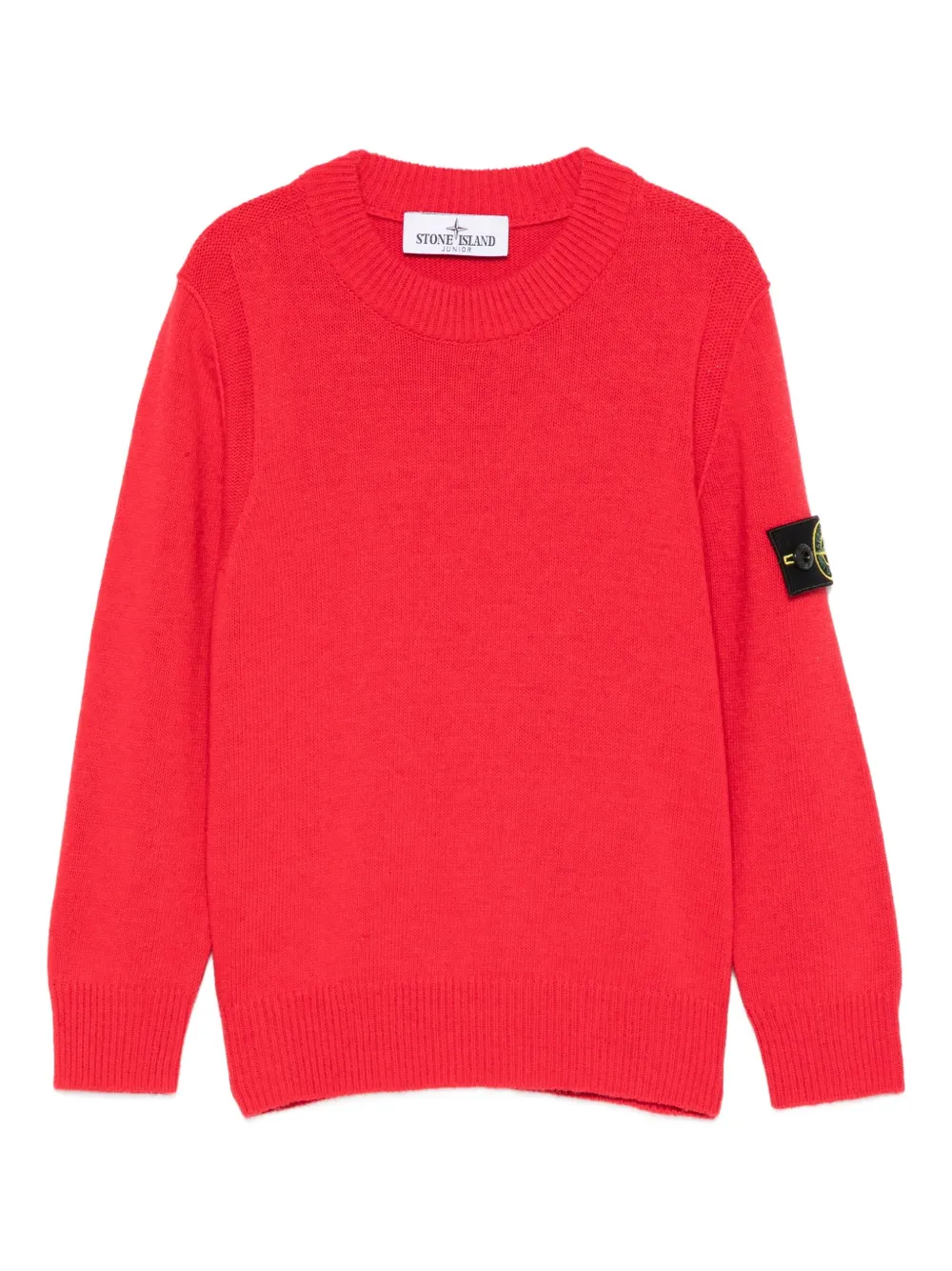 Свитер с круглым вырезом и нашивкой с логотипом Stone Island Junior, красный
Свитер с круглым вырезом и нашивкой с логотипом Stone Island Junior, красный