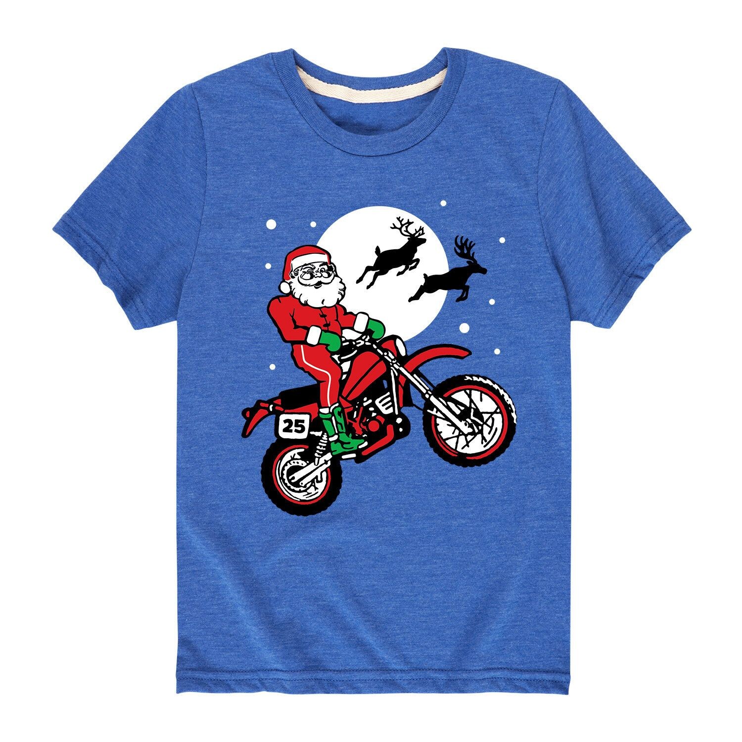 Рождественская футболка с рисунком «Санта-байк» для мальчиков 8–20 лет Licensed Character
Рождественская футболка с рисунком «Санта-байк» для мальчиков 8–20 лет Licensed Character