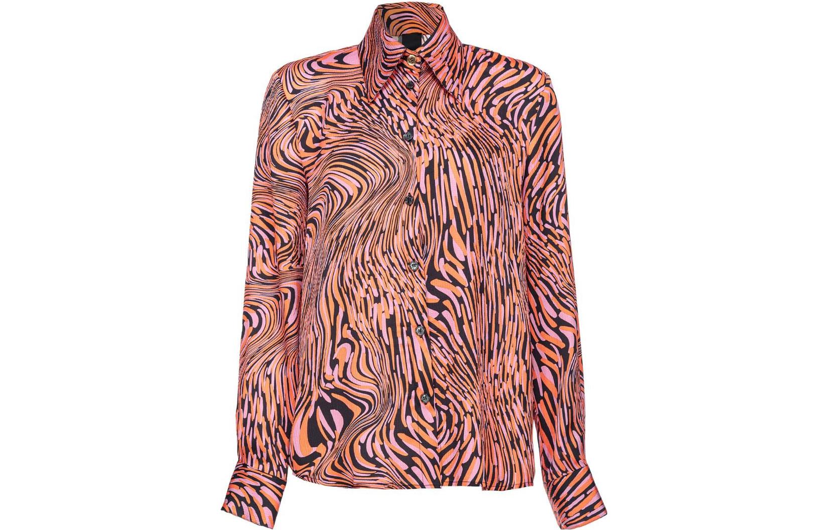 Графическая принтованная рубашка с прямым подолом PINKO, мультиколор
Графическая принтованная рубашка с прямым подолом PINKO, мультиколор