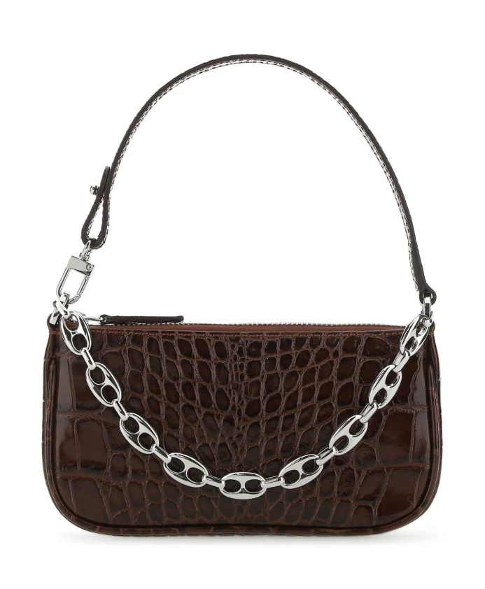 Мини Сумочка Rachel из шоколадной кожи By Far, коричневый
Мини Сумочка Rachel из шоколадной кожи By Far, коричневый