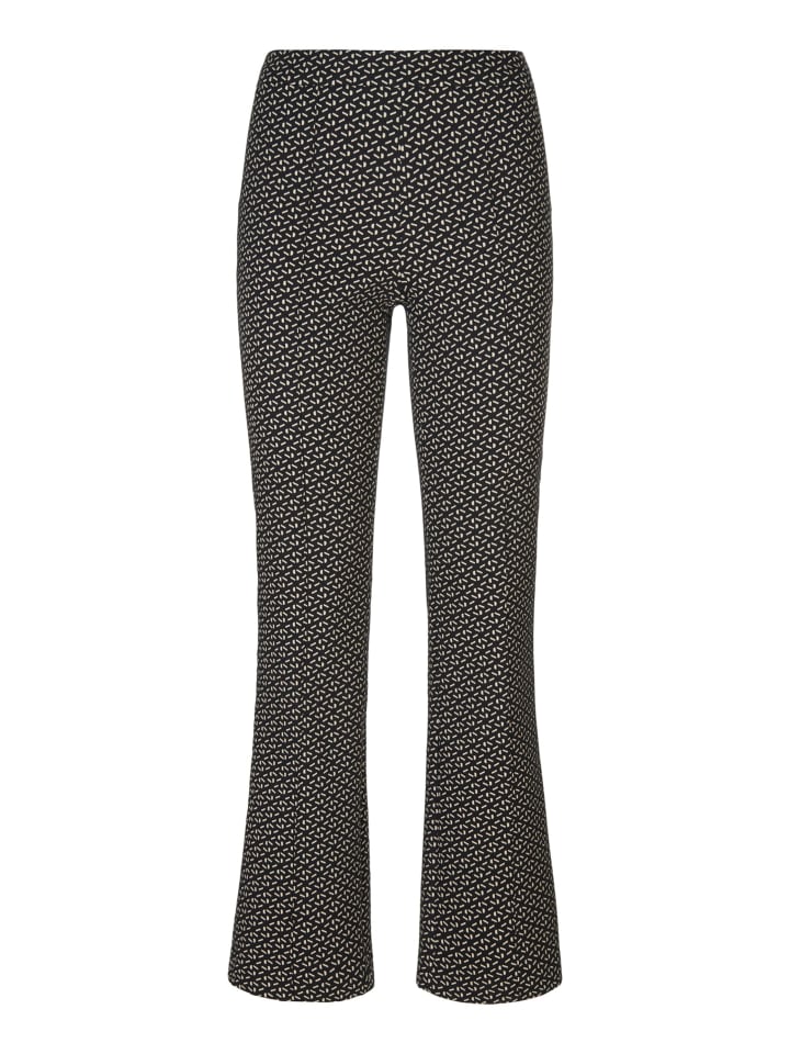 MADELEINE Эластичные брюки-клеш длиной 7/8, черно-белые
MADELEINE Эластичные брюки-клеш длиной 7/8, черно-белые