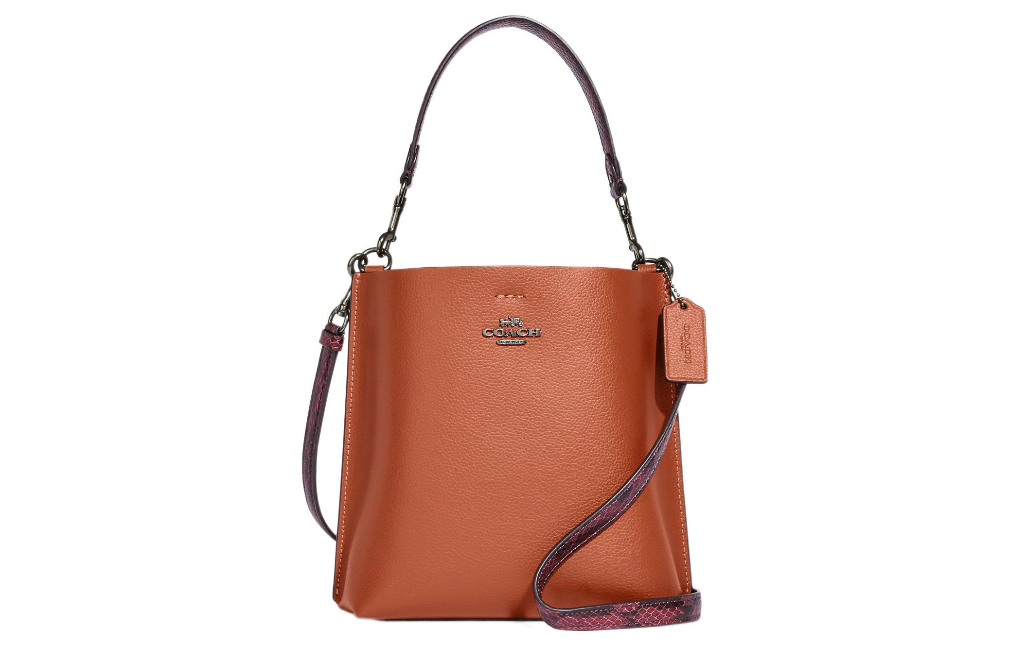 Кожаная сумка-ведро Mollie, женская сумка через плечо, кроссбоди, вечерняя в закатно-красном цвете COACH
Кожаная сумка-ведро Mollie, женская сумка через плечо, кроссбоди, вечерняя в закатно-красном цвете COACH