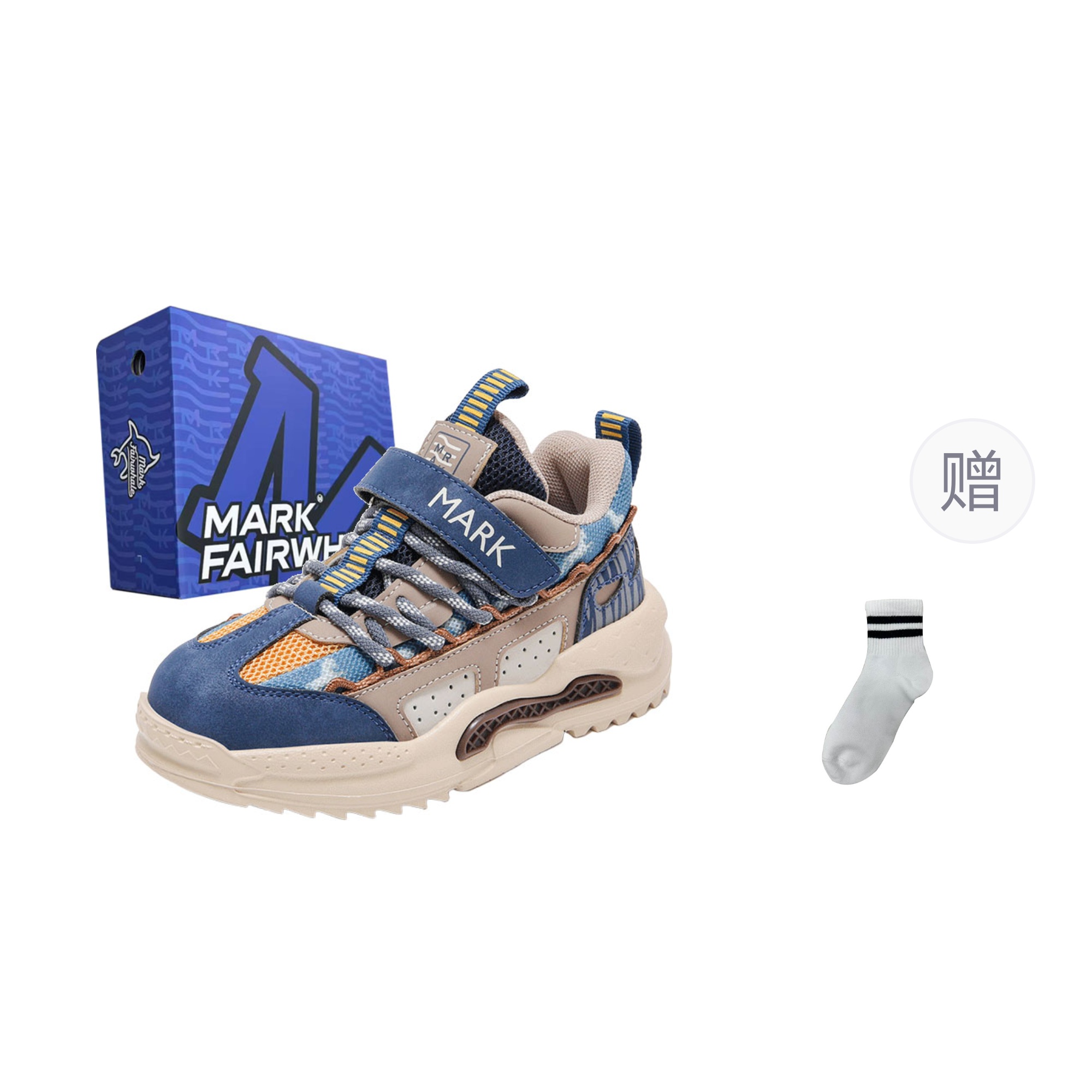 Детские кроссовки для бега FAIRWHALE, синий
Детские кроссовки для бега FAIRWHALE, синий