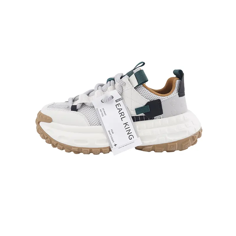 Earl king Дышащие амортизирующие низкие массивные кроссовки мужские серо-зеленые, цвет Gray Green
Earl king Дышащие амортизирующие низкие массивные кроссовки мужские серо-зеленые, цвет Gray Green