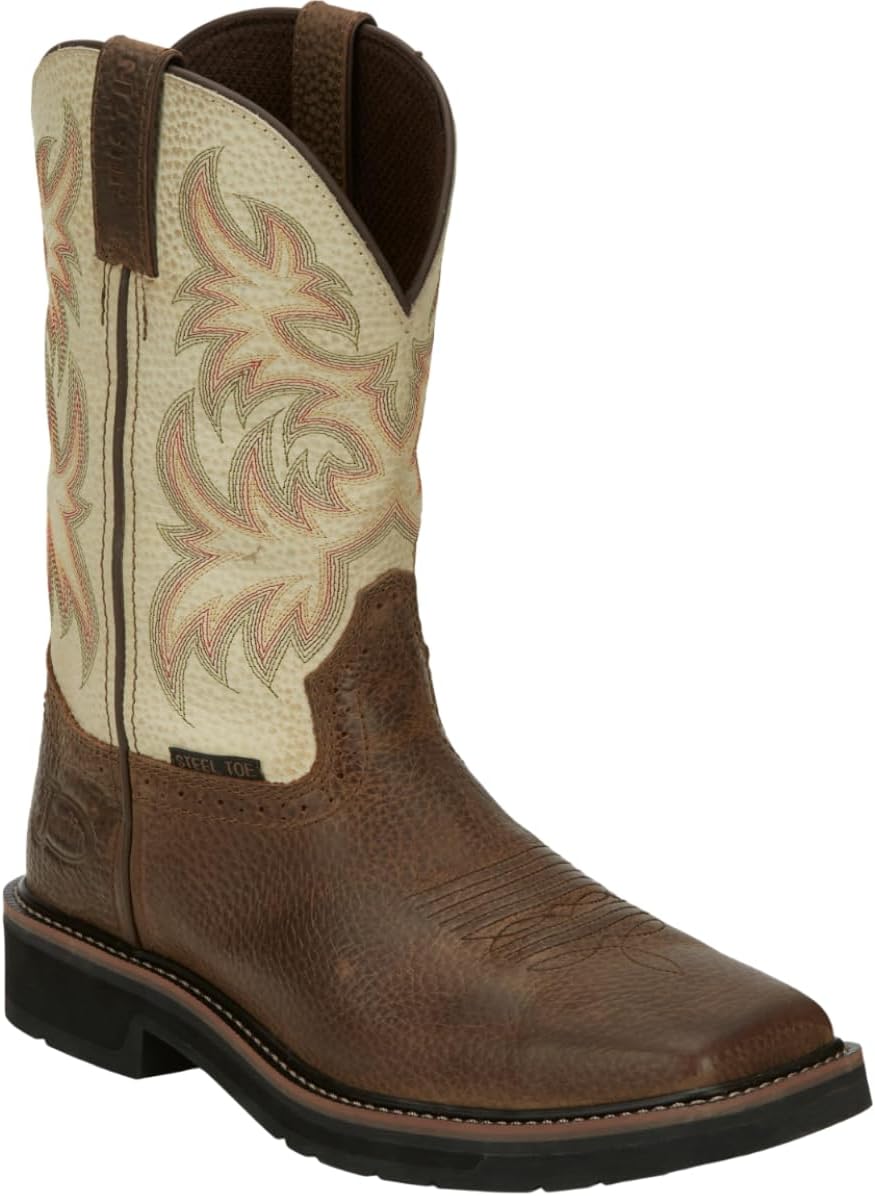 Мужские ботинки Justin Driller с квадратным стальным носком 11, прочная кожа, противоскользящие, с комфортной мягкой стелькой для безопасности на работе, Cooper
Мужские ботинки Justin Driller с квадратным стальным носком 11, прочная кожа, противоскользящие, с комфортной мягкой стелькой для безопасности на работе, Cooper