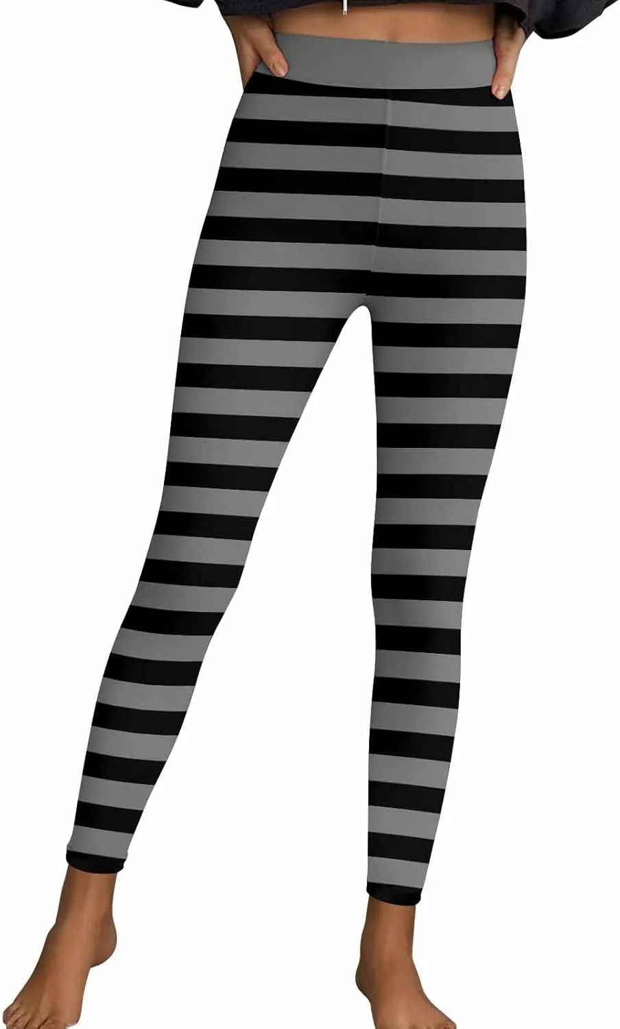 Полосатые леггинсы для женщин High Waisted с эффектом контроля живота Zzalalana
Полосатые леггинсы для женщин High Waisted с эффектом контроля живота Zzalalana