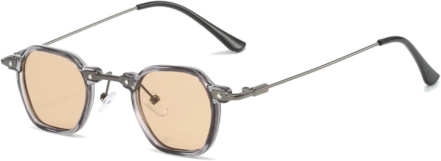 Мужские солнцезащитные очки в стиле панк — винтажный дизайн с леопардовым принтом — маленькая оправа из сплава — для женщин и мужчин, для вождения и спорта DSVIGF, Champagne
Мужские солнцезащитные очки в стиле панк — винтажный дизайн с леопардовым принтом — маленькая оправа из сплава — для женщин и мужчин, для вождения и спорта DSVIGF, Champagne