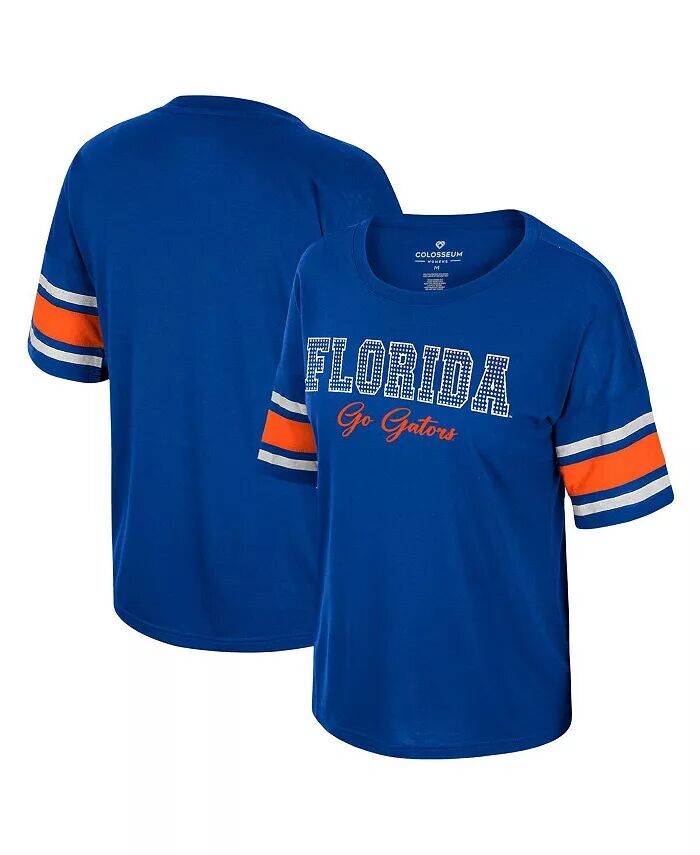 Женская футболка Royal Florida Gators I'm Gliding Here со стразами Colosseum, синий
Женская футболка Royal Florida Gators I'm Gliding Here со стразами Colosseum, синий