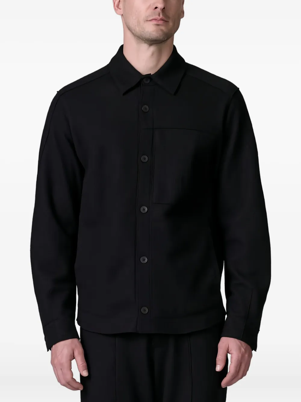 Рубашка-куртка из шерсти вирджин Transit, черный
Рубашка-куртка из шерсти вирджин Transit, черный