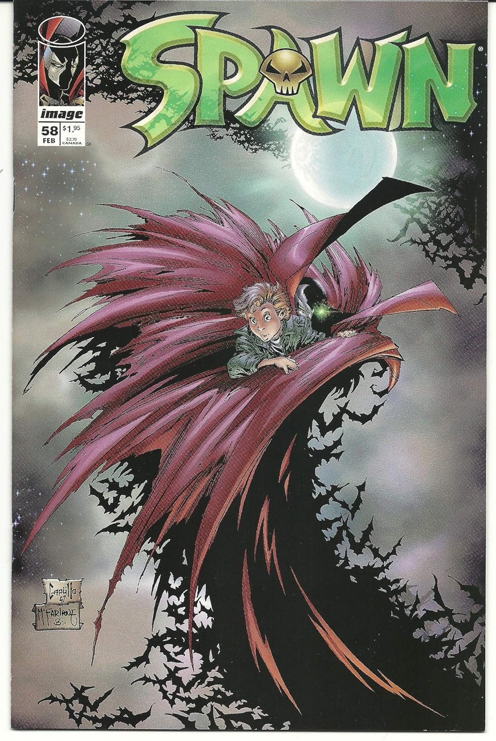SPAWN Comic #58, February 1997 (Image Comics)
SPAWN Comic #58, February 1997 (Image Comics)