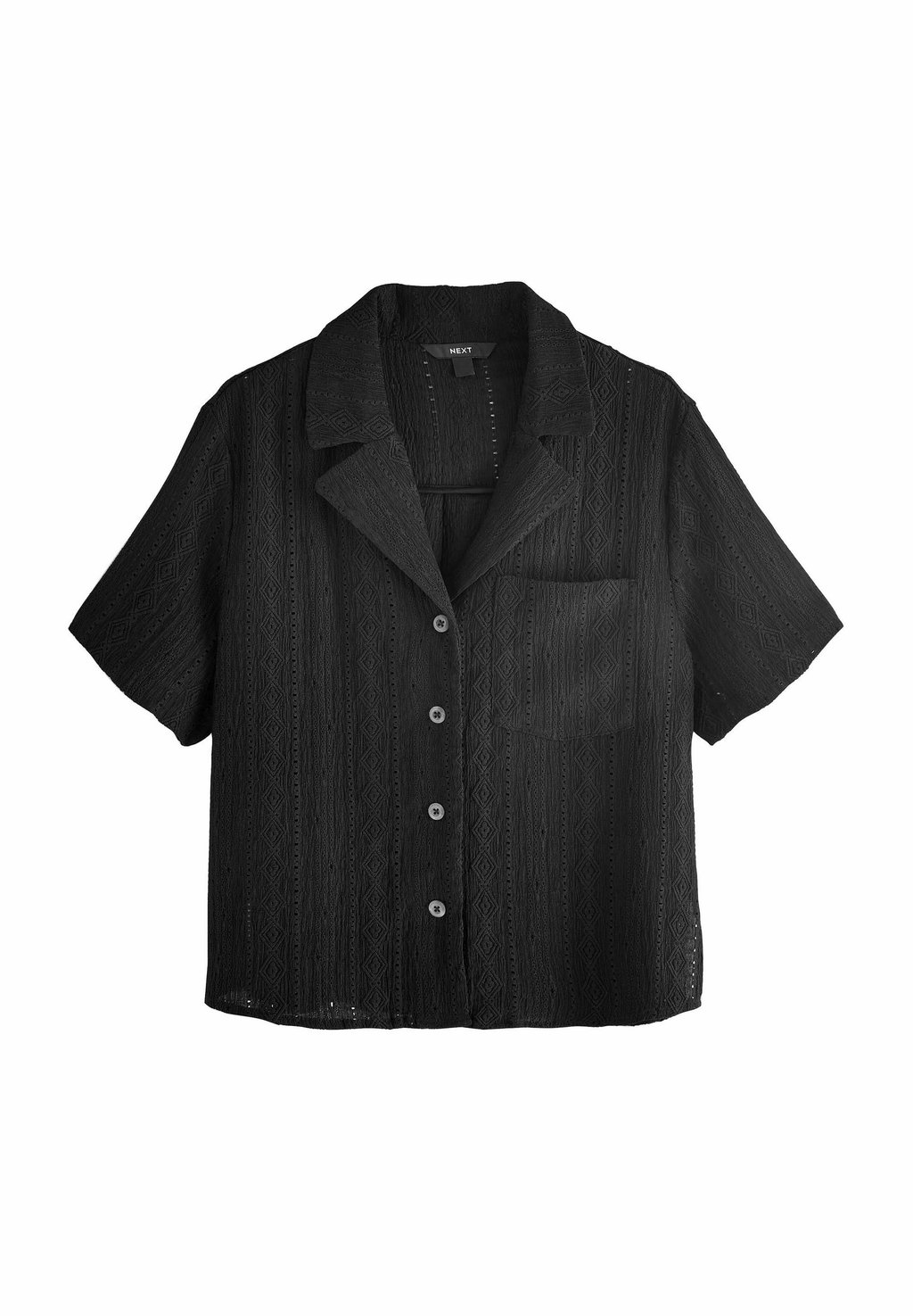 Блузка на пуговицах REGULAR FIT - BRODERIE SHORT SLEEVE HOLIDAY Next, черный
Блузка на пуговицах REGULAR FIT - BRODERIE SHORT SLEEVE HOLIDAY Next, черный