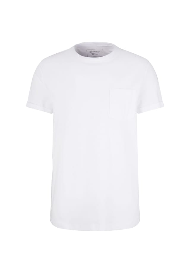 Футболка с коротким рукавом и круглым вырезом Tom Tailor, белый
Футболка с коротким рукавом и круглым вырезом Tom Tailor, белый