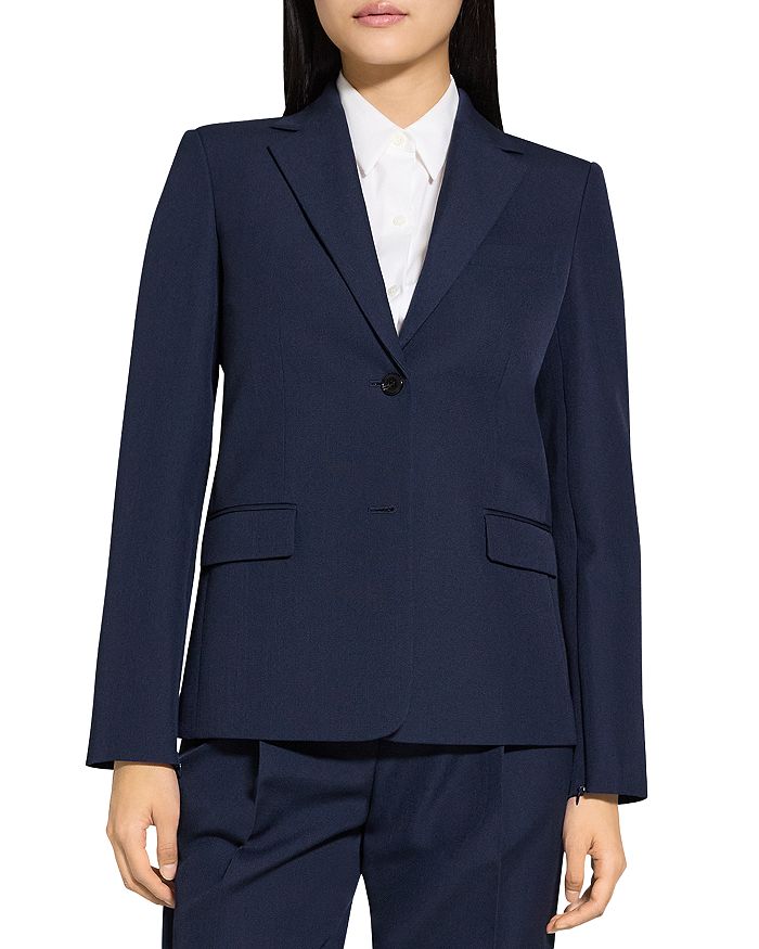 Блейзер с молнией на рукаве Theory, синий
Блейзер с молнией на рукаве Theory, синий