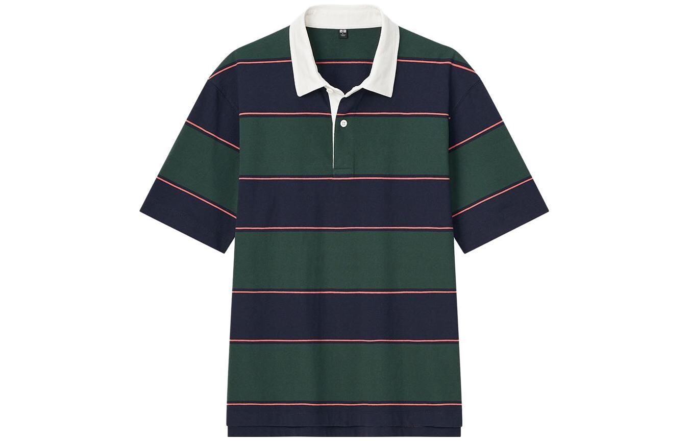 Рубашка поло унисекс темно-зеленая Uniqlo, темно-зеленый
Рубашка поло унисекс темно-зеленая Uniqlo, темно-зеленый