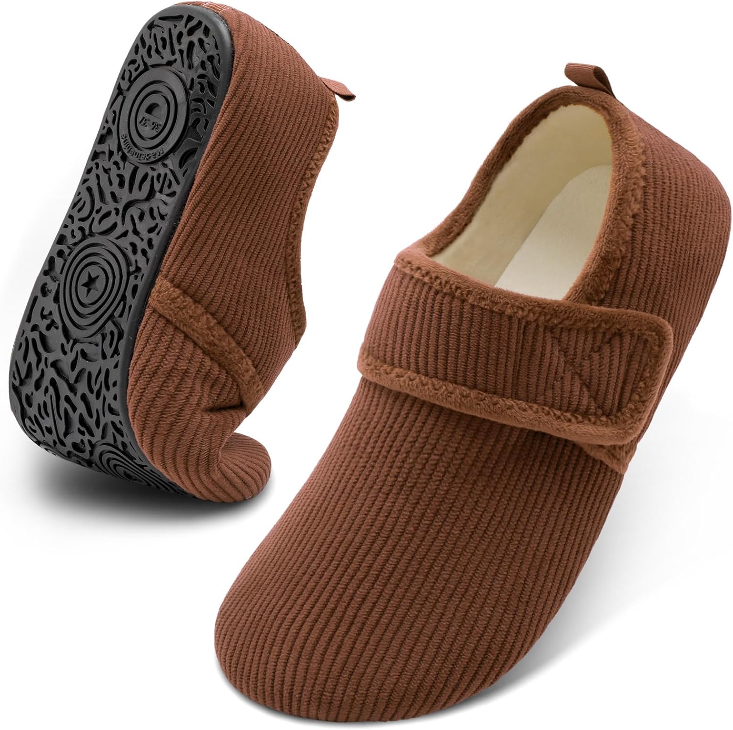 JOINFREE домашние тапочки для женщин и мужчин, уютные тапочки с легким надеванием, широкие тапочки для босых ног, носки-тапочки для дома, путешествий, офиса и йоги, коричневый
JOINFREE домашние тапочки для женщин и мужчин, уютные тапочки с легким надеванием, широкие тапочки для босых ног, носки-тапочки для дома, путешествий, офиса и йоги, коричневый