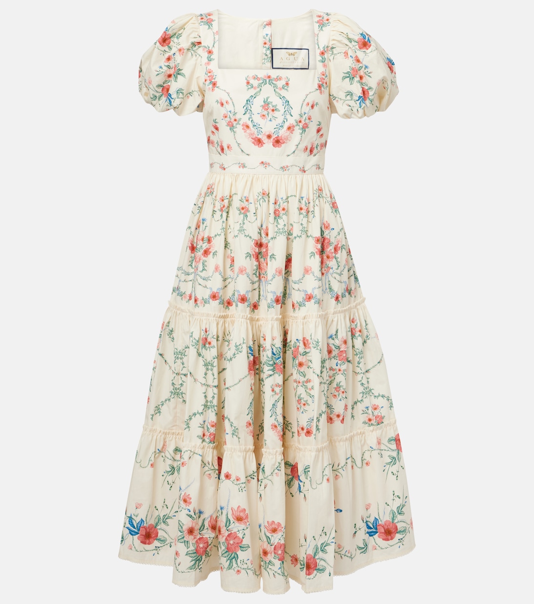 Платье миди из хлопкового поплина с цветочным принтом и водорослями Agua by Agua Bendita, Mosqueta
Платье миди из хлопкового поплина с цветочным принтом и водорослями Agua by Agua Bendita, Mosqueta