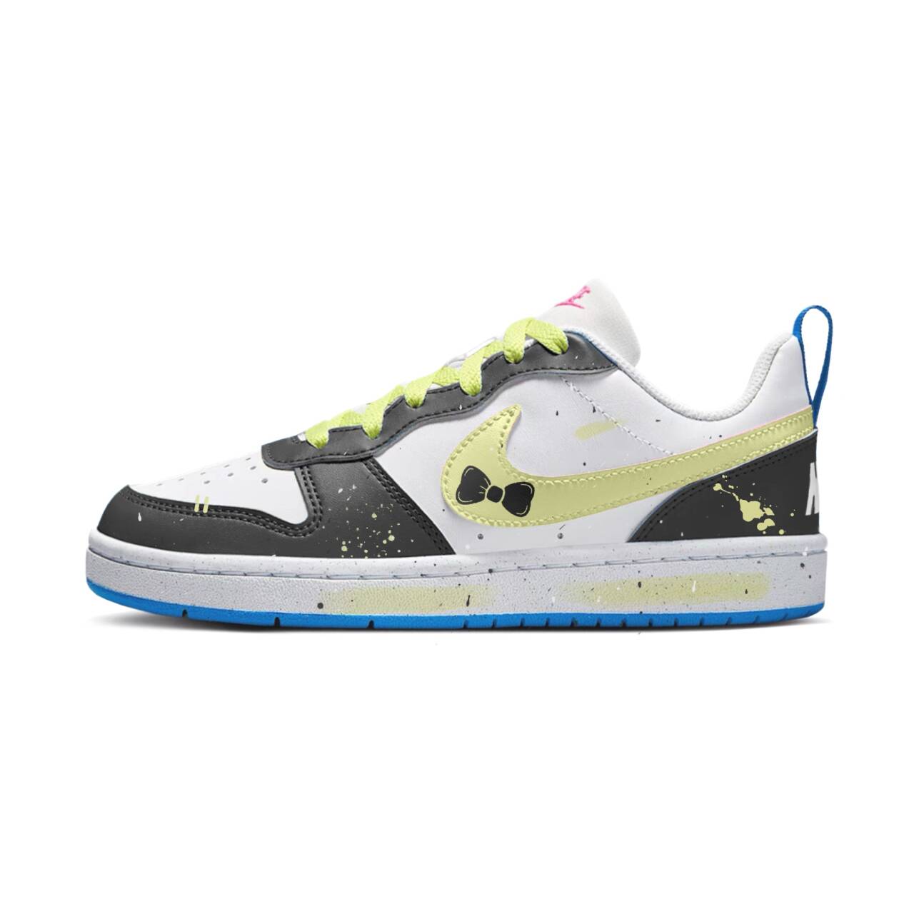 Nike Court Borough Synthetic Leather Slip Resistant Abrasion Resistant Low top Kids' Skateboarding Shoes Black White
Nike Court Borough Synthetic Leather Slip Resistant Abrasion Resistant Low top Kids' Skateboarding Shoes Black White