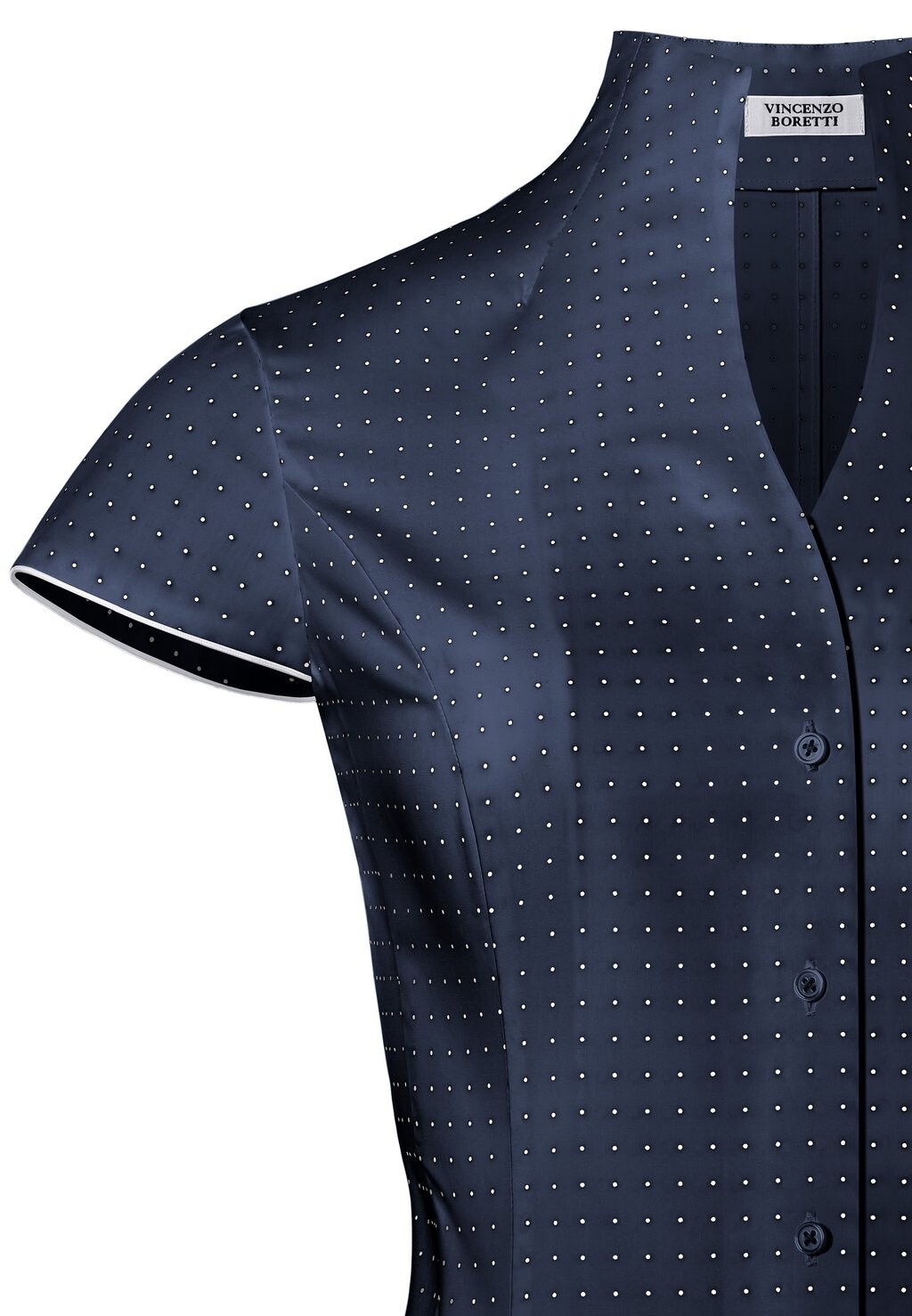 Рубашка Leicht Tailliert Kelchkragen Kurzarm Vincenzo Boretti, Dunkelblau Weiß
Рубашка Leicht Tailliert Kelchkragen Kurzarm Vincenzo Boretti, Dunkelblau Weiß
