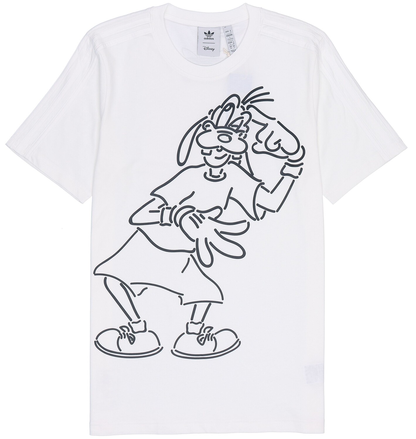 Мужская футболка Adidas X Disney Retro Goofy Print Striped T-Shirt White Adidas Originals, белый
Мужская футболка Adidas X Disney Retro Goofy Print Striped T-Shirt White Adidas Originals, белый