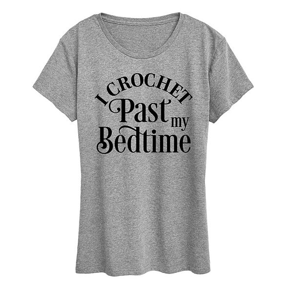Женская футболка i crochet past my bedtime Licensed Character, Heather Gray
Женская футболка i crochet past my bedtime Licensed Character, Heather Gray