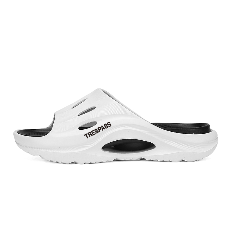 Мужские тихие быстросохнущие тапочки-слайды TRESPASS, White Black
Мужские тихие быстросохнущие тапочки-слайды TRESPASS, White Black