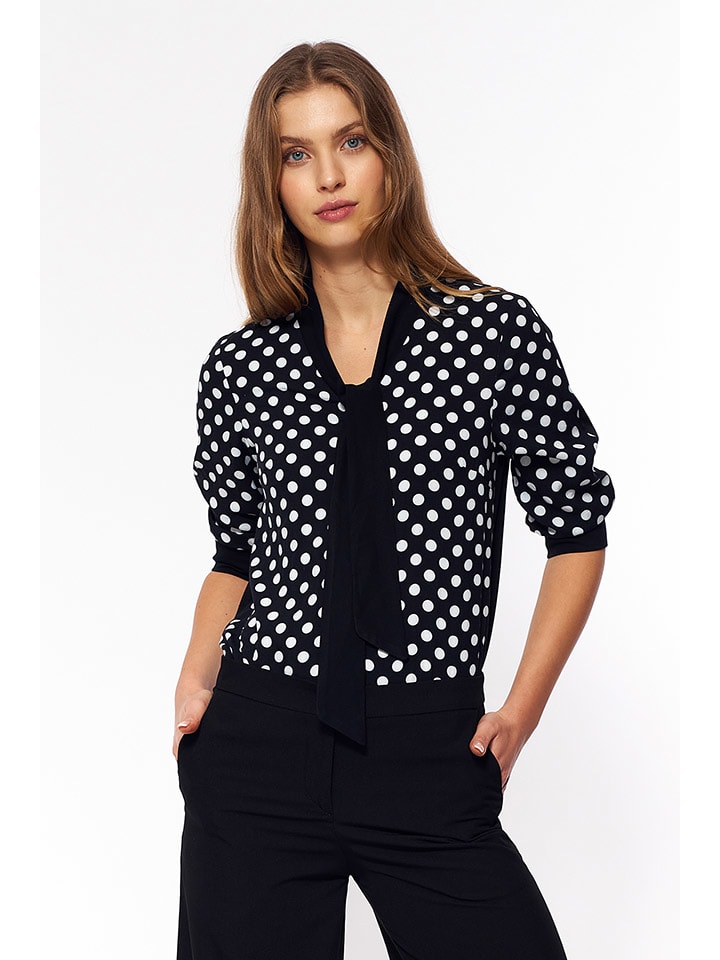 Черно-белая блузка Nife
Черно-белая блузка Nife