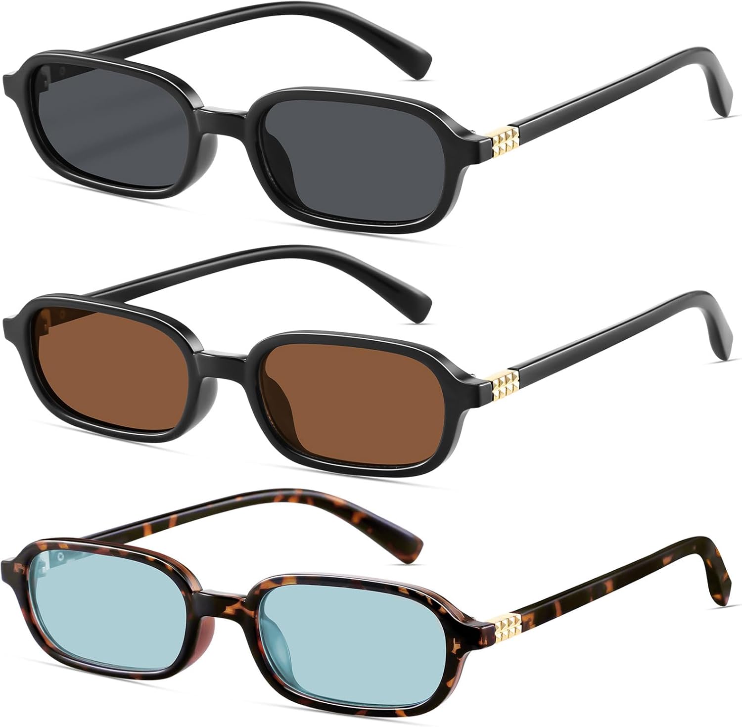 Ретро прямоугольные солнцезащитные очки для женщин, узкие, модные, небольшие, в стиле 90-х, квадратная оправа, защита от УФ-излучения YMRFW, 3pack(black/Gray+black/Brown+leopard Print/Blue )
Ретро прямоугольные солнцезащитные очки для женщин, узкие, модные, небольшие, в стиле 90-х, квадратная оправа, защита от УФ-излучения YMRFW, 3pack(black/Gray+black/Brown+leopard Print/Blue )