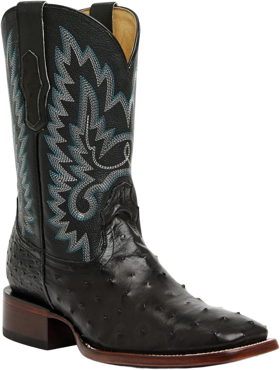 Мужские вестерн-сапоги Cody James Buzzard из экзотической страусиной кожи с широким квадратным носком - Becjfa25l7, черный
Мужские вестерн-сапоги Cody James Buzzard из экзотической страусиной кожи с широким квадратным носком - Becjfa25l7, черный