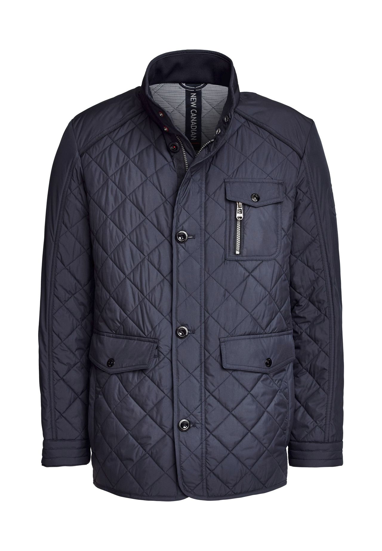 ВСЕСЕЗОННАЯ стеганая куртка с трикотажной вставкой на внутренней стороне воротника NEW CANADIAN, цвет 100 Navy
ВСЕСЕЗОННАЯ стеганая куртка с трикотажной вставкой на внутренней стороне воротника NEW CANADIAN, цвет 100 Navy