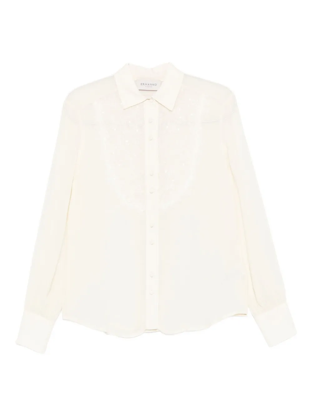 Рубашка с вышитым воротником ERMANNO FIRENZE, нейтральный
Рубашка с вышитым воротником ERMANNO FIRENZE, нейтральный