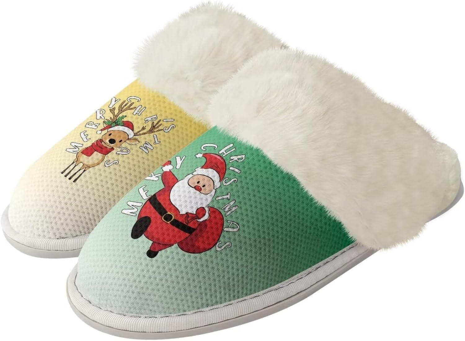 Тапочки Srengjodk для женщин и мужчин, хлопковые фланелевые тапочки с меховой отделкой, домашние тапочки для него и для нее, размер 36-47, Colorful Xmas Print
Тапочки Srengjodk для женщин и мужчин, хлопковые фланелевые тапочки с меховой отделкой, домашние тапочки для него и для нее, размер 36-47, Colorful Xmas Print