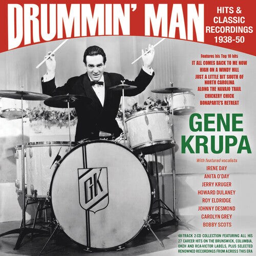 CD диск Krupa, Gene: Gene Krupa - Drummin' Man: Hits & Classic Recordings 1938-50
CD диск Krupa, Gene: Gene Krupa - Drummin' Man: Hits & Classic Recordings 1938-50