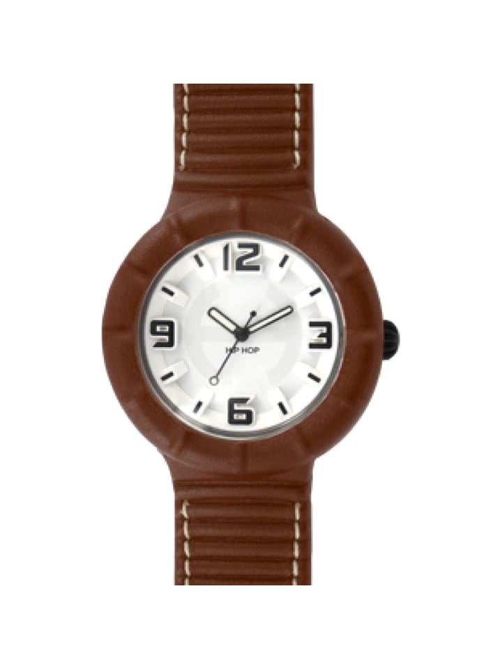 Hip Hop Аналоговые часы с кожаным ремешком, белые
Hip Hop Аналоговые часы с кожаным ремешком, белые