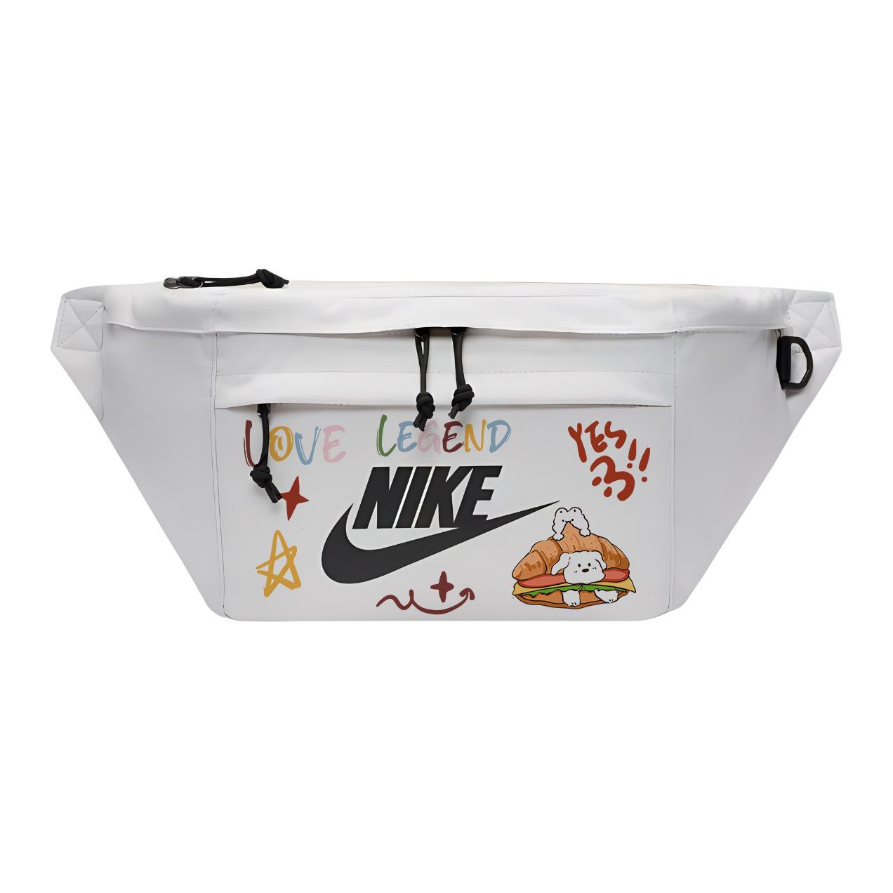 Nike Одноплечевая набедренная сумка через плечо унисекс белая, Hamburger Puppy
Nike Одноплечевая набедренная сумка через плечо унисекс белая, Hamburger Puppy