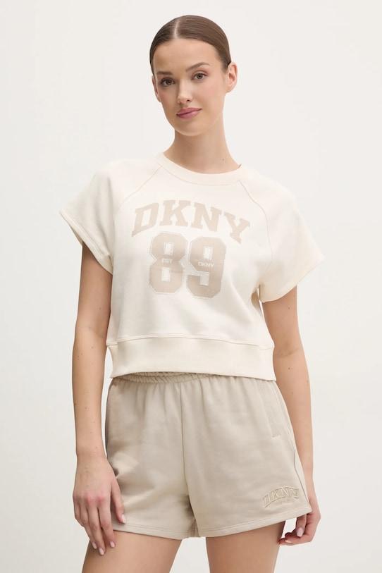 Футболка из хлопка Dkny, бежевый
Футболка из хлопка Dkny, бежевый