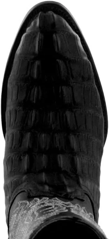 Мужские черные вестерн-сапоги Texas Legacy с кожей и принтом из хвоста крокодила, черный
Мужские черные вестерн-сапоги Texas Legacy с кожей и принтом из хвоста крокодила, черный