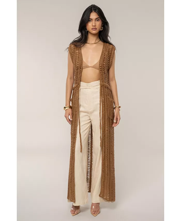 Женское макси-платье Marcelle с кружевной вязкой JLUXLABEL, коричневый/бежевый
Женское макси-платье Marcelle с кружевной вязкой JLUXLABEL, коричневый/бежевый