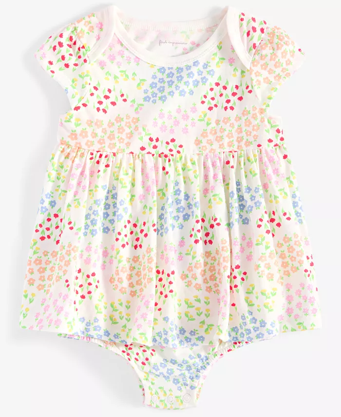 Детский сарафан-комбинезон с цветочным принтом для девочек First Impressions, белый
Детский сарафан-комбинезон с цветочным принтом для девочек First Impressions, белый