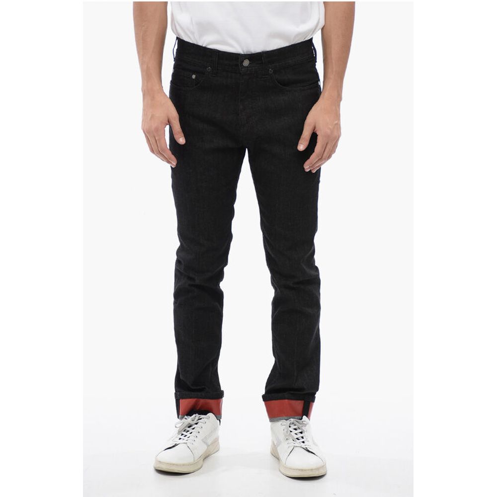 Джинсы облегающего кроя с манжетами из хлопка с покрытием, ширина 15 см Neil Barrett, Black
Джинсы облегающего кроя с манжетами из хлопка с покрытием, ширина 15 см Neil Barrett, Black