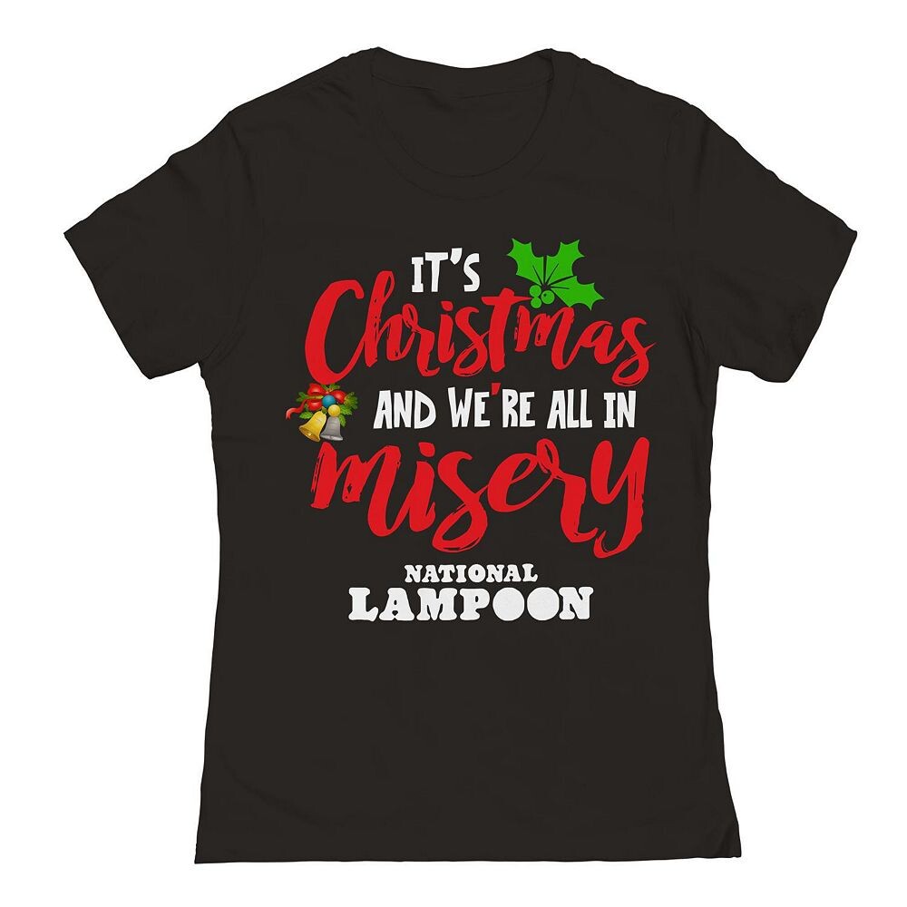 Футболка с рисунком «Рождественские каникулы» Junior's Christmas Misery National Lampoon's Licensed Character, черный
Футболка с рисунком «Рождественские каникулы» Junior's Christmas Misery National Lampoon's Licensed Character, черный