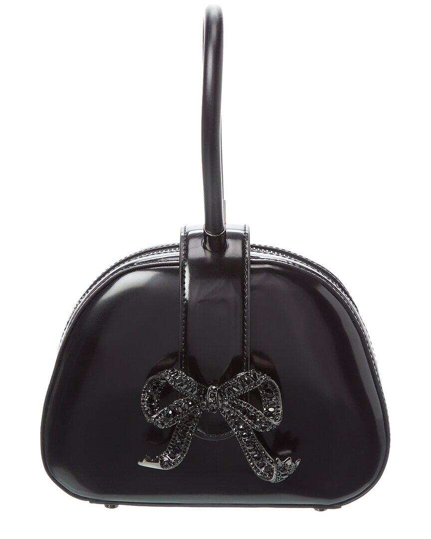 Self-Portrait Кожаная мини-сумка с верхней ручкой, черный
Self-Portrait Кожаная мини-сумка с верхней ручкой, черный