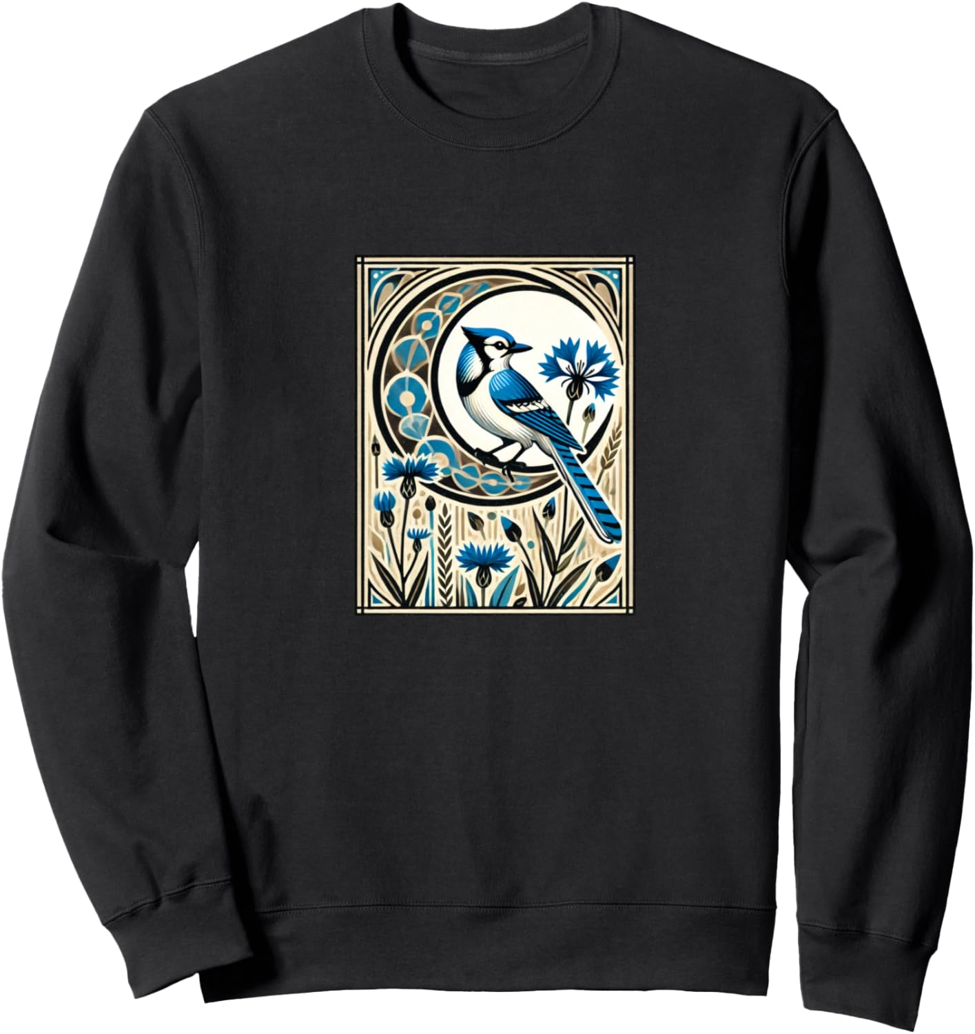 Иллюстрация сойки, толстовка с изображением сойки Vintage Bluejay Lovers Bubb, черный
Иллюстрация сойки, толстовка с изображением сойки Vintage Bluejay Lovers Bubb, черный