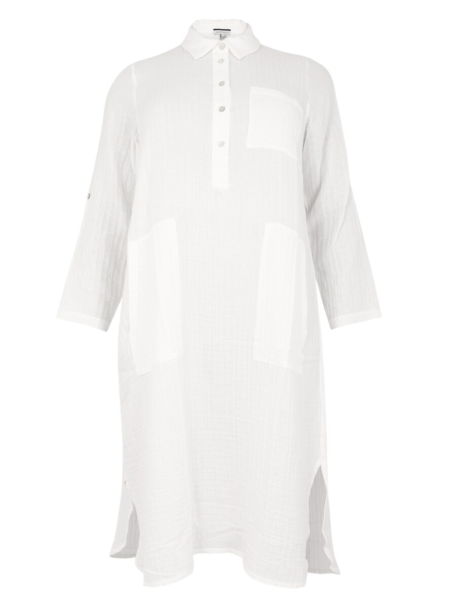 Платье-рубашка YOEK, White 
Платье-рубашка YOEK, White