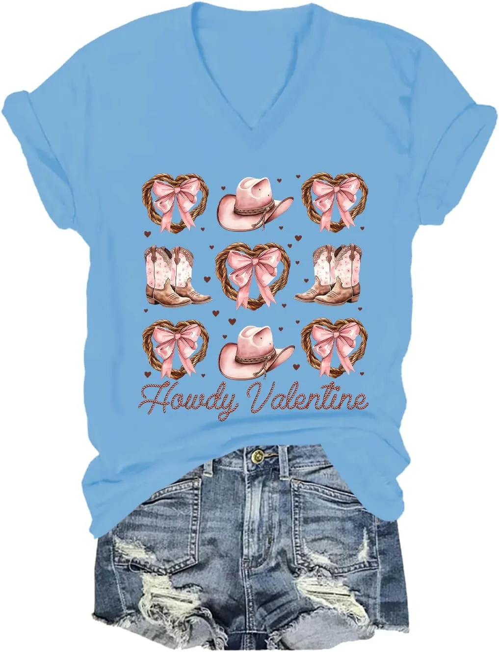 Футболка Howdy Valentine в стиле вестерн PLETULO
Футболка Howdy Valentine в стиле вестерн PLETULO