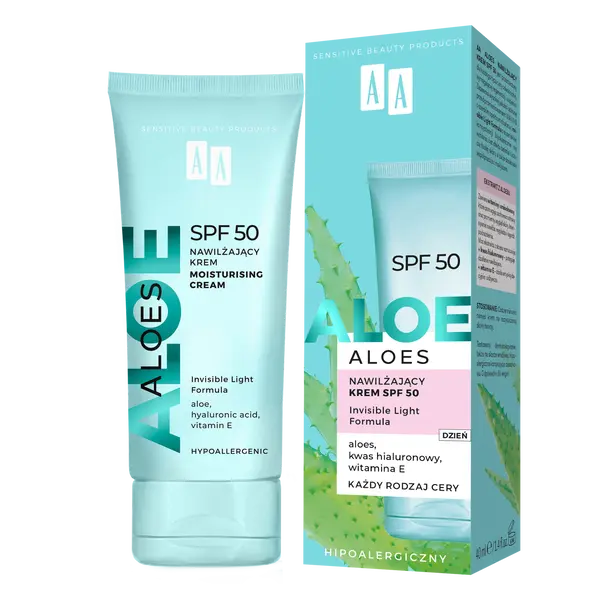 Увлажняющий крем для лица с spf50, 40 мл Aa Aloes
Увлажняющий крем для лица с spf50, 40 мл Aa Aloes