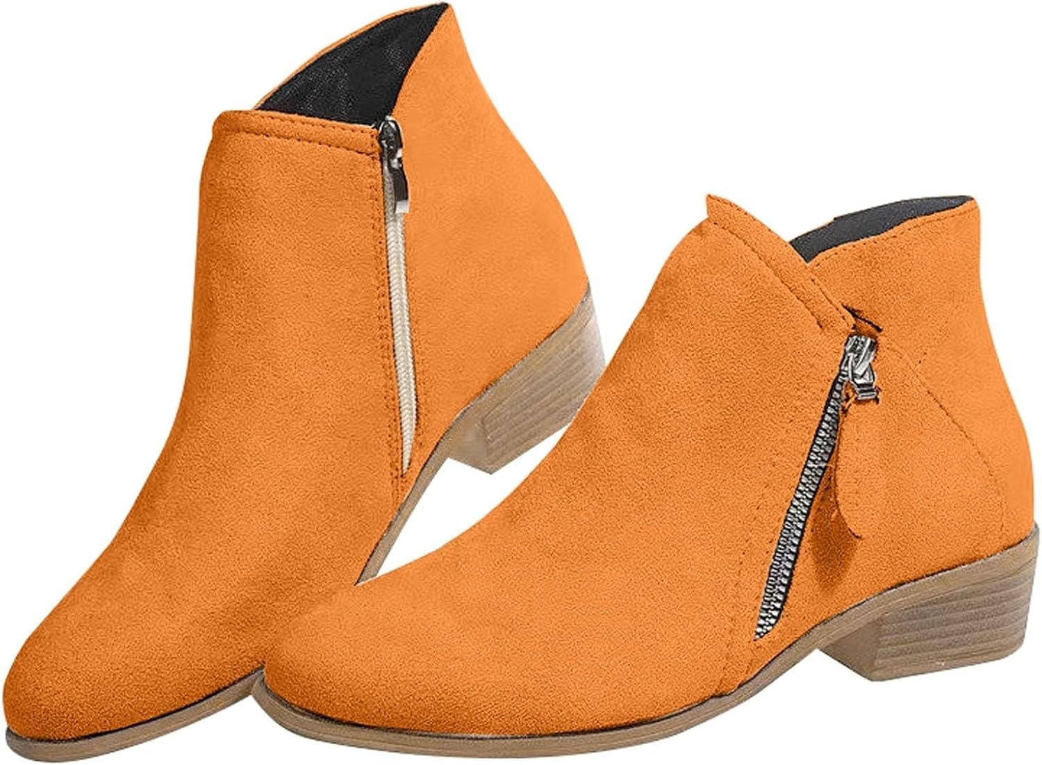 Женские замшевые ботильоны на низком каблуке, модные челси, вестерн-ковбойские, с заостренным носком и массивным каблуком, короткие ботинки Baxtayel, оранжевый
Женские замшевые ботильоны на низком каблуке, модные челси, вестерн-ковбойские, с заостренным носком и массивным каблуком, короткие ботинки Baxtayel, оранжевый