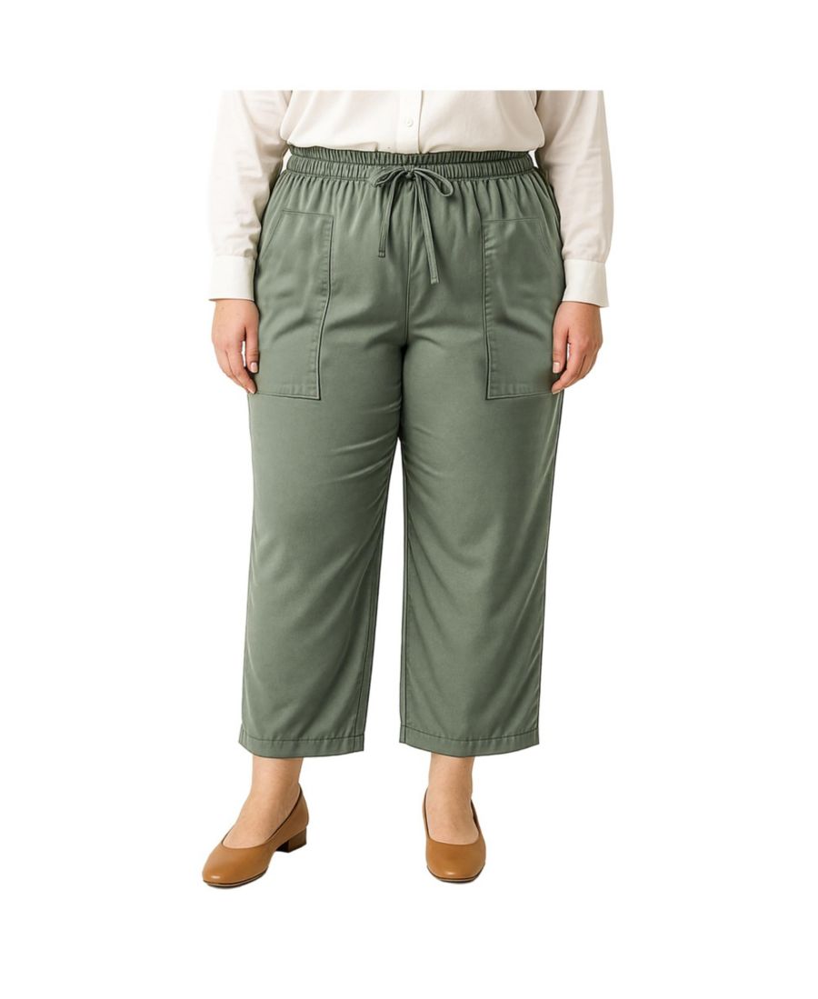 Брюки больших размеров с высокой талией и широкими штанинами, надеваемые через голову Standards & Practices, Sage
Брюки больших размеров с высокой талией и широкими штанинами, надеваемые через голову Standards & Practices, Sage