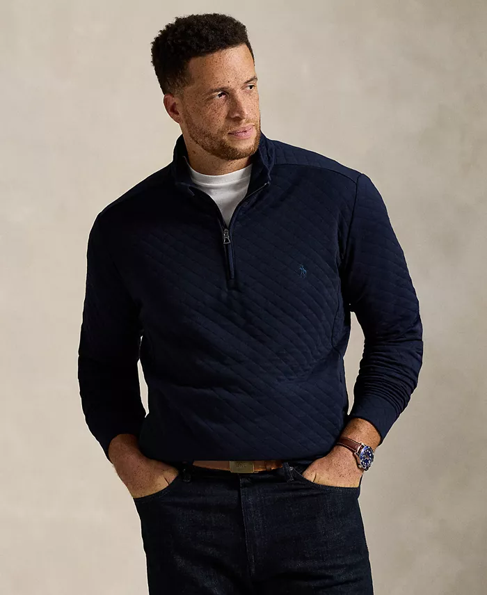 Мужской свитер B&T с длинными рукавами, стеганый, двойной вязки, на манжете Polo Ralph Lauren, синий
Мужской свитер B&T с длинными рукавами, стеганый, двойной вязки, на манжете Polo Ralph Lauren, синий