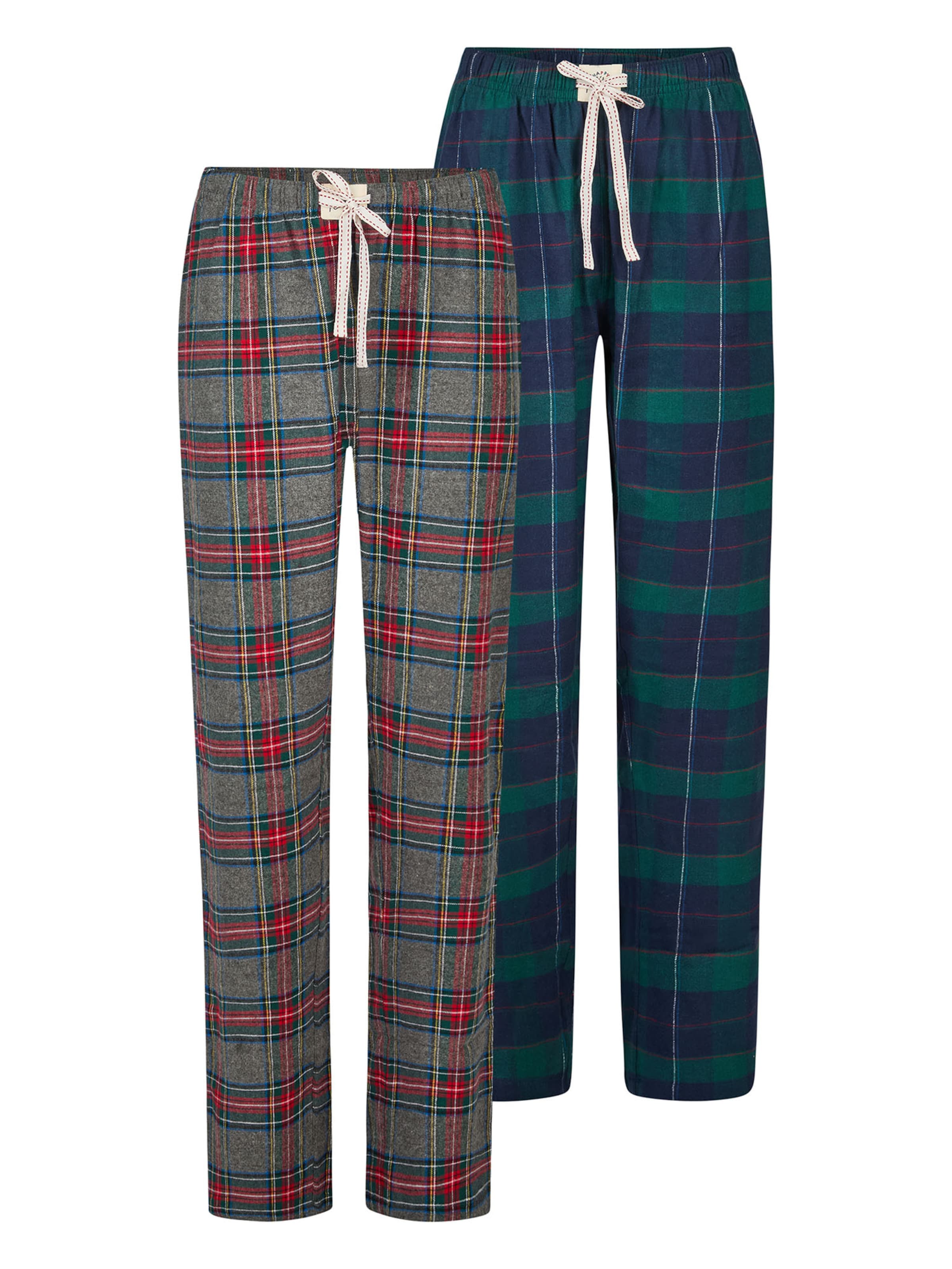 Happy Shorts Пижамные штаны 'Christmas' в синем, сером, зеленом, красном
Happy Shorts Пижамные штаны 'Christmas' в синем, сером, зеленом, красном