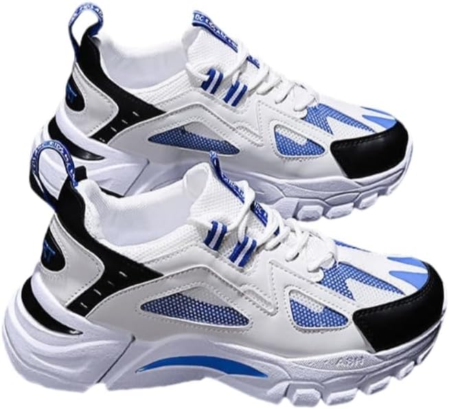 Мужские спортивные кроссовки в весенне-осеннем стиле с толстым верхом и дышащей сетчатой вставкой- легкие и удобные, подходят для повседневной носки Fmshi, синий
Мужские спортивные кроссовки в весенне-осеннем стиле с толстым верхом и дышащей сетчатой вставкой- легкие и удобные, подходят для повседневной носки Fmshi, синий